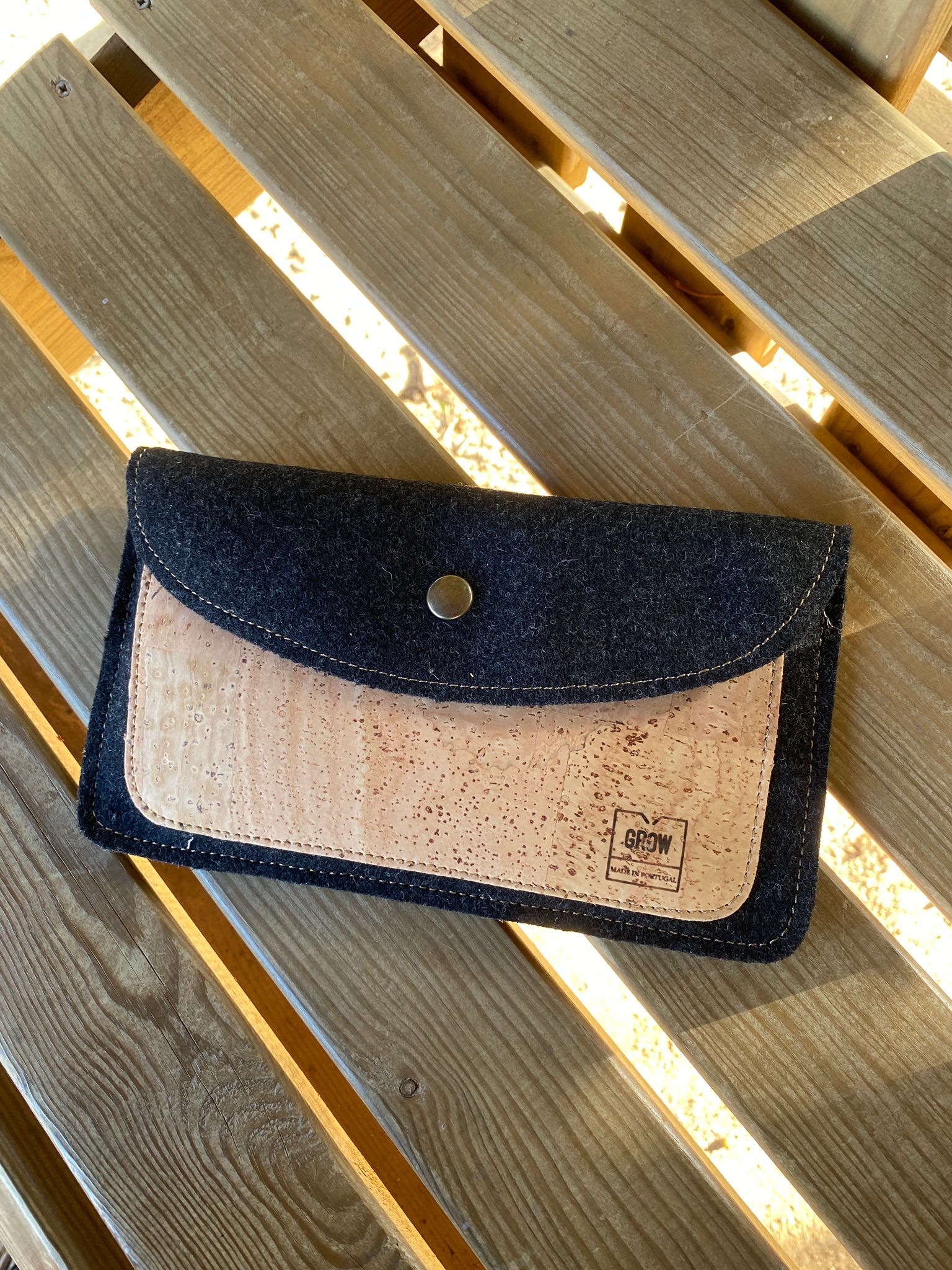 Cork and Burel Document Holder, Vegan product, made in Portugal