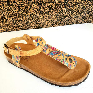 Cork sandals, cork fabric, Vegan sandals, sandals, for summer, vegan footwear, made in Portugal