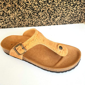 Cork sandals, cork fabric, Vegan sandals, sandals, for summer, vegan footwear, made in Portugal