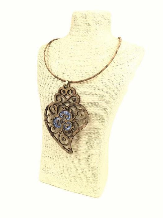 Filigree Collection | Heart Cork Necklace - Grow From Nature