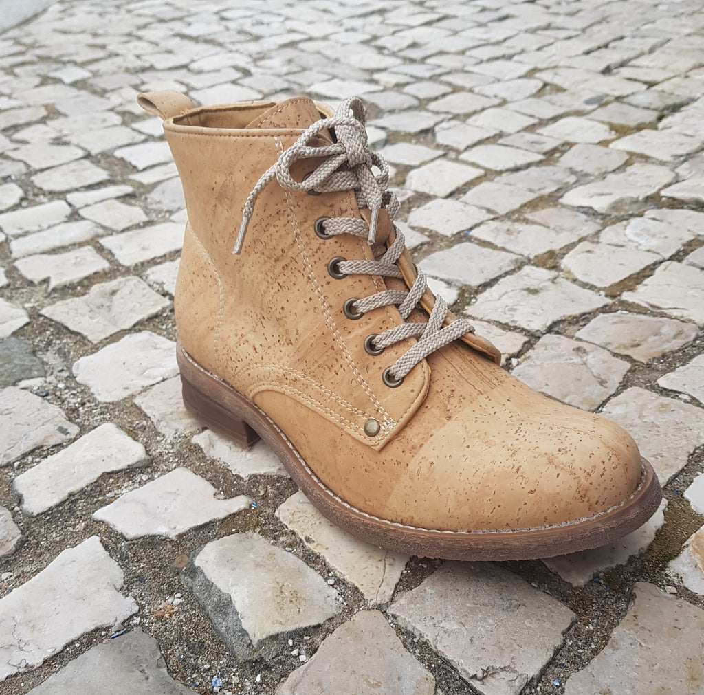 Faux Leather Worker Boot