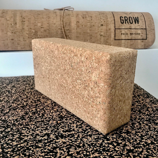 Yoga blocks made of Cork, Yoga Products, Vegan, made in Portugal – Grow  From Nature