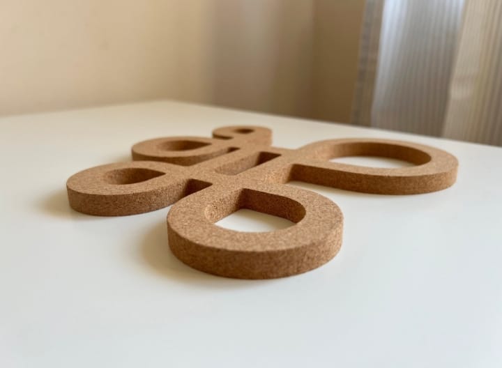 Vegan Cork TRivet - Hot Pads -  Chunky Hot Pads - Natural Cork - Cork hot pot holders