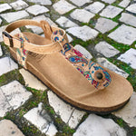 Cork sandals, cork fabric, Vegan sandals, sandals, for summer, vegan footwear, made in Portugal