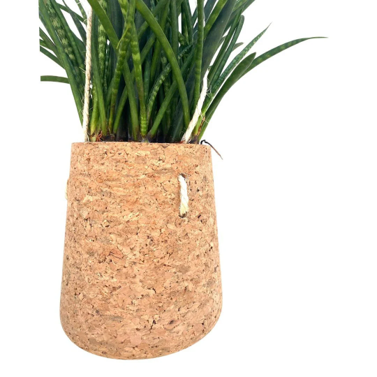 Bring Nature Indoors: The Artful Cork Hanging Planter Collection