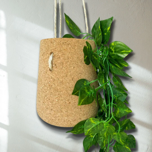 Bring Nature Indoors: The Artful Cork Hanging Planter Collection