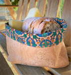 Cork Bread Basket, Vegan leather , Eco and sustainable Product,  made in Portugal