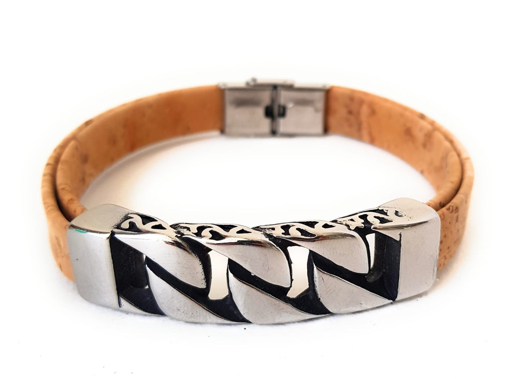 Cork bracelet for Men, bracelets, vegan ideas, sustainable fashion, Made in Portugal